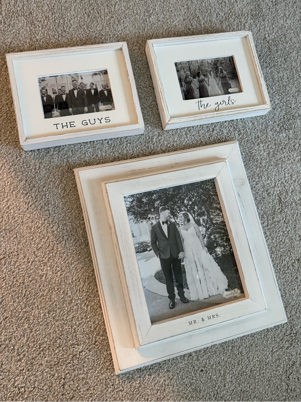 Wedding Decor! NWT Mud Pie Boutique Wedding Frame Set